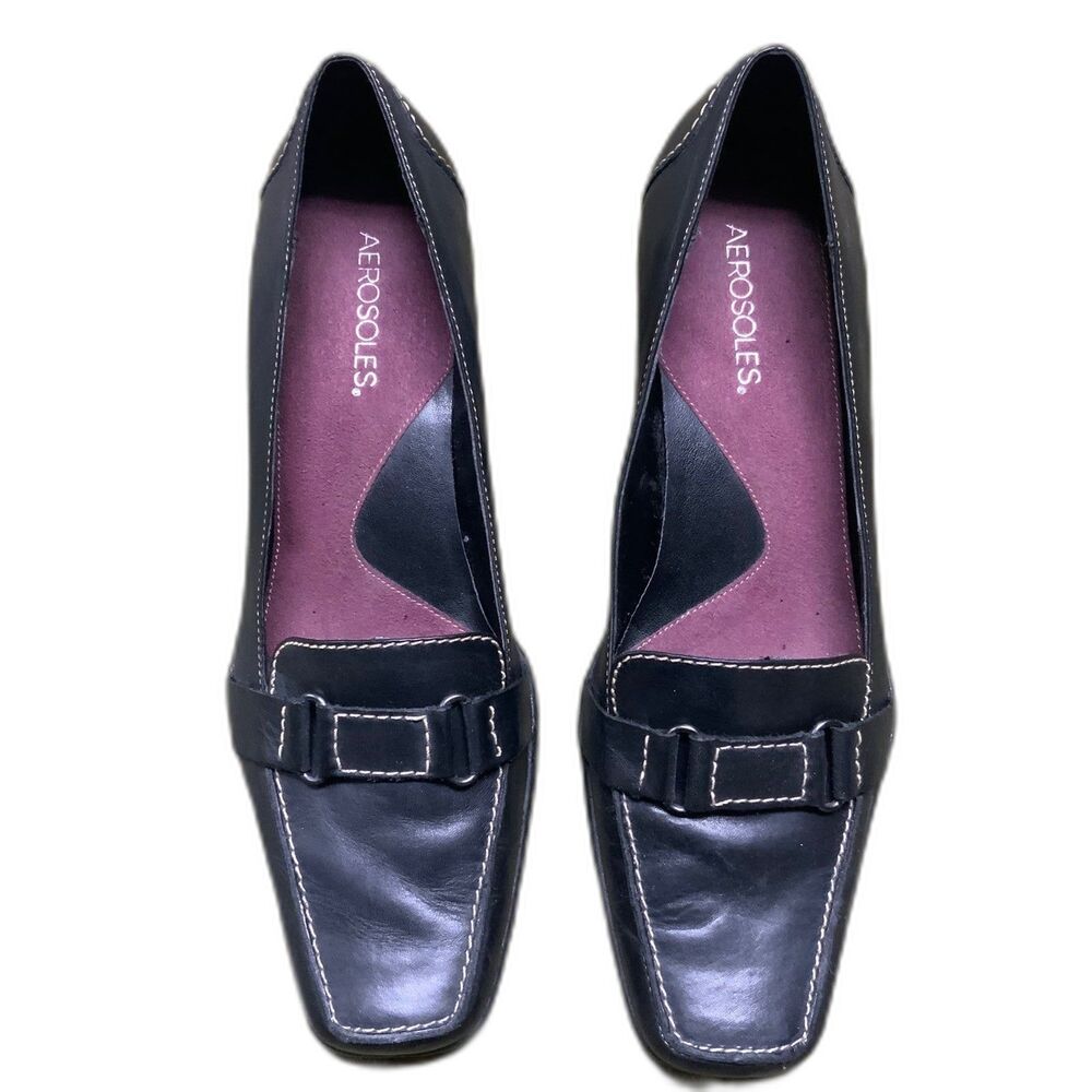 Aerosoles Square Toe Heels Size 10
